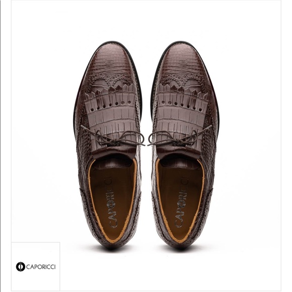 CAPORICCI REAL alligator golf shoes - Picture 3 of 7